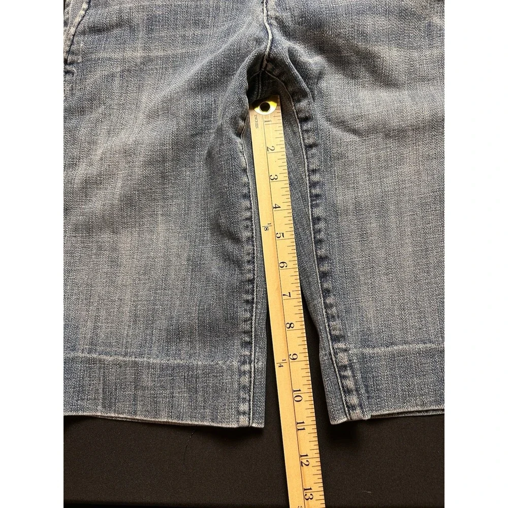 Juicy Couture Women's Bermuda Long Denim Jean Shorts Jorts 2000s Y2K Preppy 27